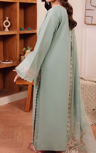 Humdum Turquoise Lawn Suit | Pakistani Lawn Dress in USA- Image 2
