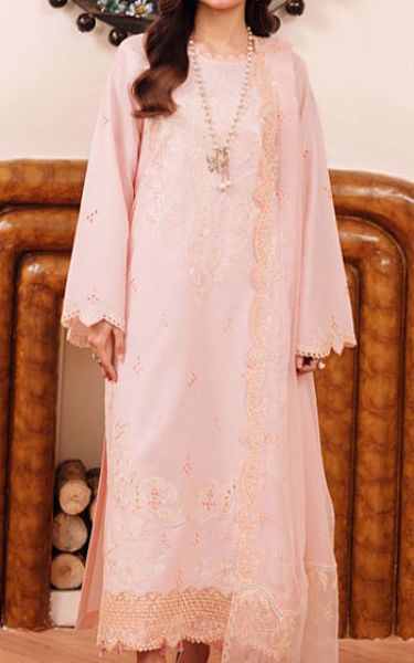 Humdum Pink Lawn Suit | Pakistani Lawn Dress in USA- Image 1
