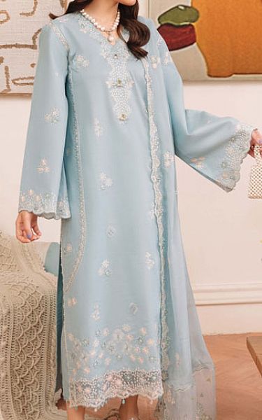 Humdum Baby Blue Lawn Suit | Pakistani Lawn Dress in USA- Image 1