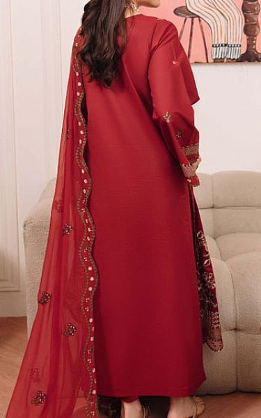 Humdum Scarlet Lawn Suit | Pakistani Lawn Dress in USA- Image 2