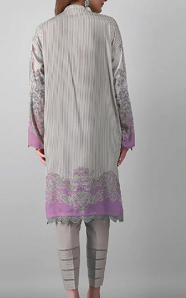 Khaadi Grey Marina Suit (2 Pcs) | Pakistani Dresses in USA- Image 2