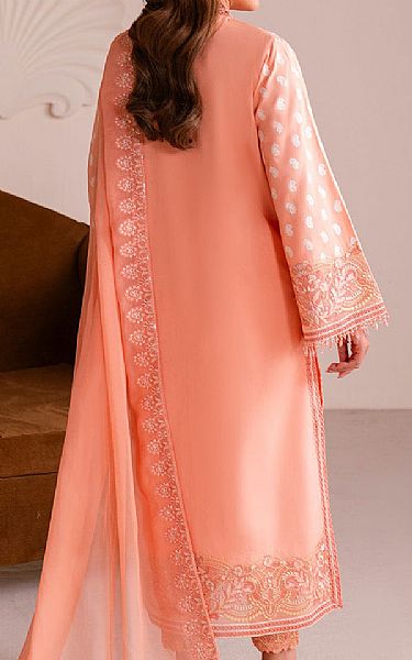 Maryum N Maria Peach Lawn Suit | Pakistani Lawn Dress in USA- Image 2
