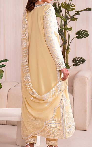 Maryum N Maria Cream Lawn Suit | Pakistani Lawn Dress in USA- Image 2