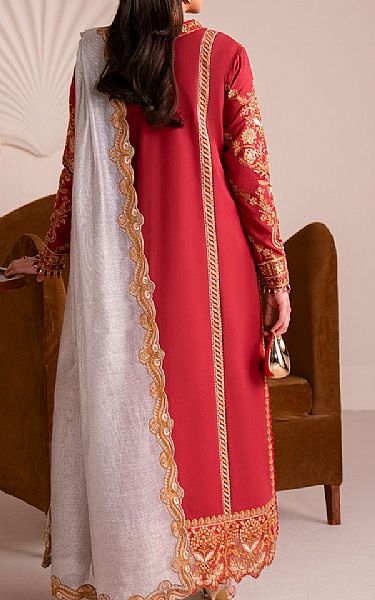 Maryum N Maria Red Lawn Suit | Pakistani Lawn Dress in USA- Image 2