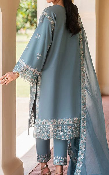 Maryum N Maria Grey Lawn Suit | Pakistani Lawn Dress in USA- Image 2