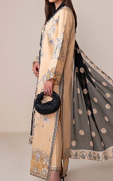 Maryum N Maria Tan Lawn Suit | Pakistani Lawn Dress in USA- Image 2