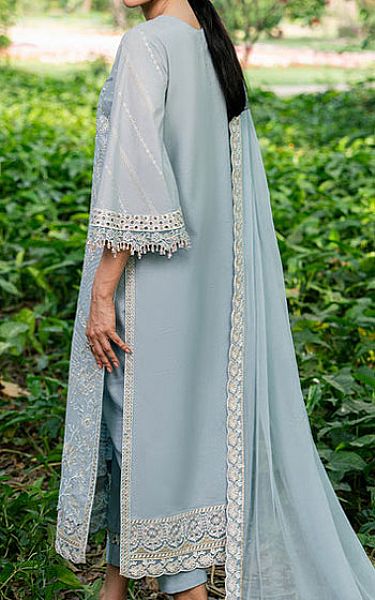 Maryum N Maria Baby Blue Lawn Suit | Pakistani Lawn Dress in USA- Image 2
