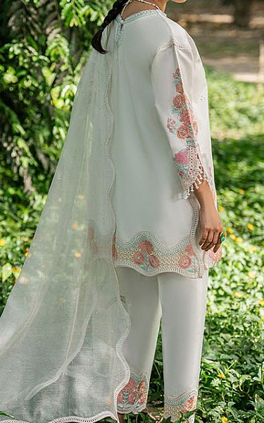 Maryum N Maria White Lawn Suit | Pakistani Lawn Dress in USA- Image 2