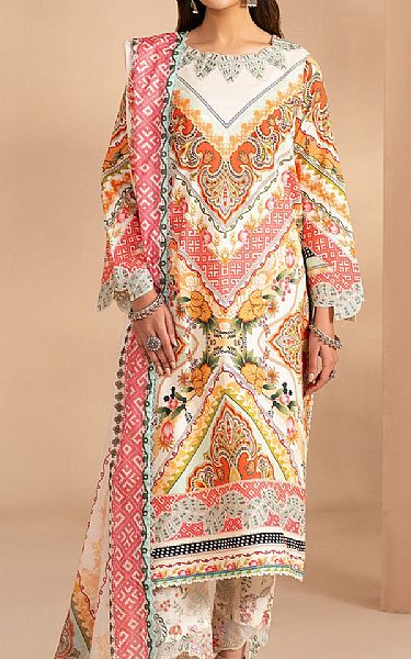 Maryum N Maria Multicolor Lawn Suit | Pakistani Lawn Dress in USA- Image 1