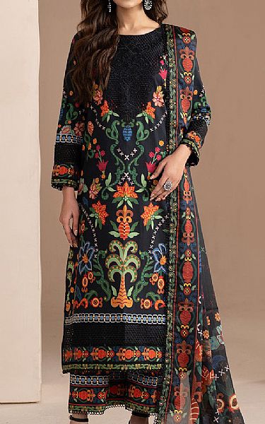 Maryum N Maria Black Lawn Suit | Pakistani Lawn Dress in USA- Image 1