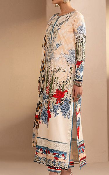 Maryum N Maria Off-white Lawn Suit | Pakistani Lawn Dress in USA- Image 2