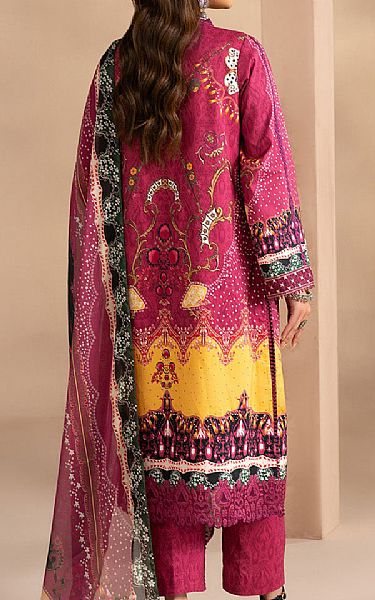 Maryum N Maria Hot Pink Lawn Suit | Pakistani Lawn Dress in USA- Image 2
