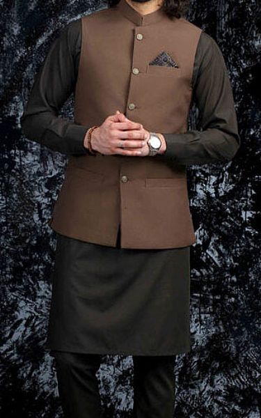 Waistcoat 008 | Pakistani Mens Suits Online