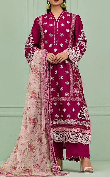 Orient Magenta Lawn Suit | Pakistani Lawn Dress in USA- Image 1