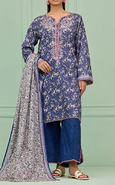 Orient Blue Lawn Suit | Pakistani Lawn Dress in USA- Image 1