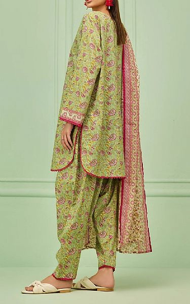 Orient Light Green Lawn Suit | Pakistani Lawn Dress in USA- Image 2