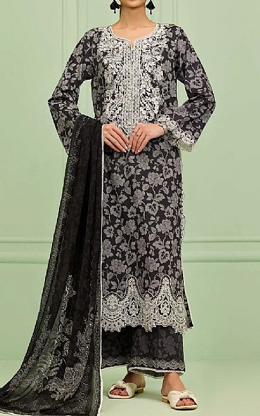 Orient Black/Off White Lawn Suit | Pakistani Lawn Dress in USA- Image 1