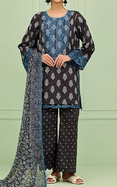 Orient Black Lawn Suit | Pakistani Lawn Dress in USA- Image 1