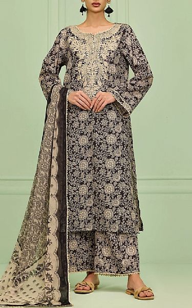 Orient Black/Ivory Lawn Suit | Pakistani Lawn Dress in USA- Image 1