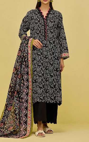Orient Black/Off White Lawn Suit | Pakistani Lawn Dress in USA- Image 1
