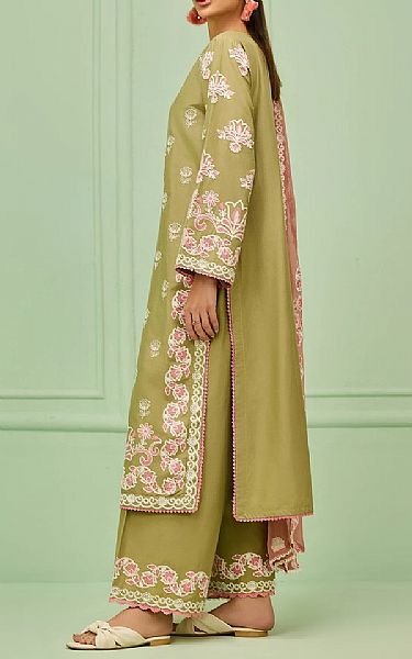 Orient Olive Lawn Suit | Pakistani Lawn Dress in USA- Image 2