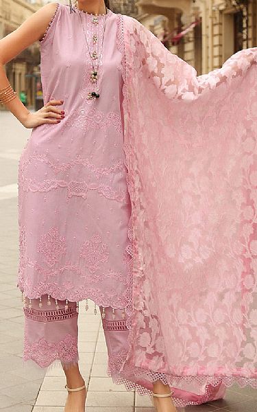 Rungrez Baby Pink Lawn Suit | Pakistani Lawn Suits- Image 1