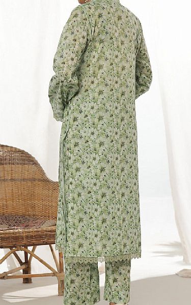 Vs Textile Sage Green Lawn Suit (2 pcs) | Pakistani Lawn Dress in USA- Image 2