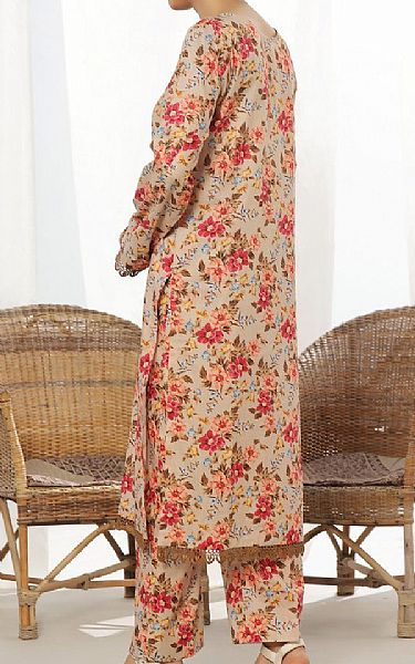 Vs Textile Ivory Lawn Suit (2 pcs) | Pakistani Lawn Dress in USA- Image 2