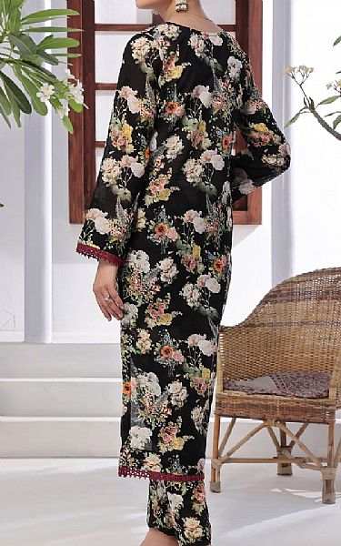 Vs Textile Black Lawn Suit (2 pcs) | Pakistani Lawn Dress in USA- Image 2