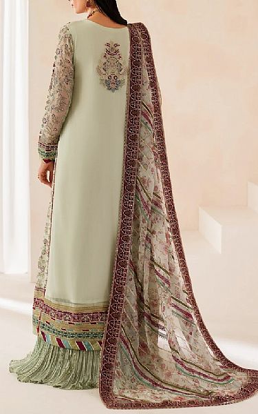 Xenia Pastel Grey Chiffon Suit | Pakistani Embroidered Chiffon Dresses USA- Image 2