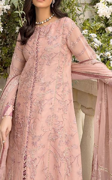 Xenia Light Pink Chiffon Suit | Pakistani Embroidered Chiffon Dresses USA- Image 3