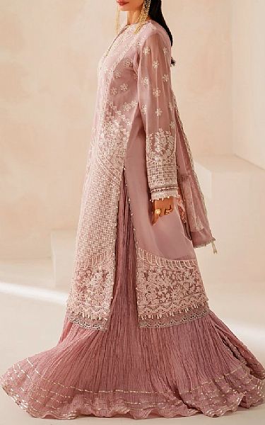 Xenia Light Pink Chiffon Suit | Pakistani Embroidered Chiffon Dresses USA- Image 3