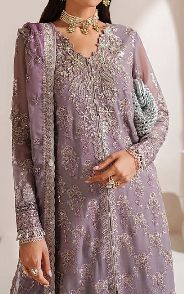 Xenia Lilac Chiffon Suit | Pakistani Embroidered Chiffon Dresses USA- Image 2