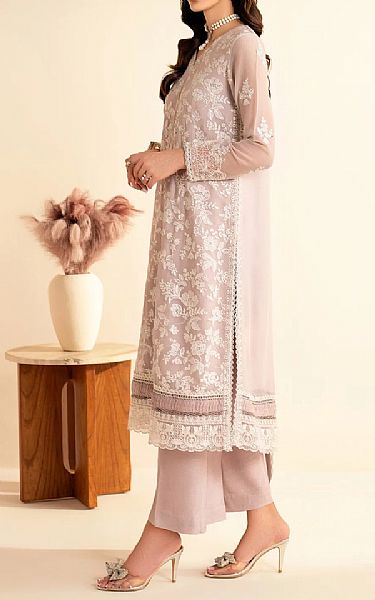 Xenia Oyster Pink Chiffon Suit | Pakistani Embroidered Chiffon Dresses USA- Image 2