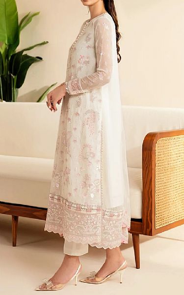Xenia Off White Chiffon Suit | Pakistani Embroidered Chiffon Dresses USA- Image 3