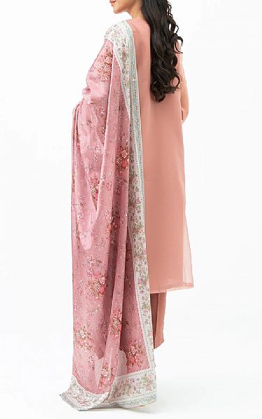 Zeen Pink Organza Suit | Pakistani Embroidered Chiffon Dresses USA- Image 2