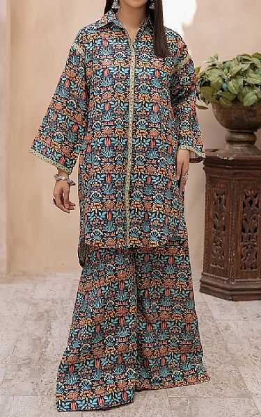 Zellbury Multi Khaddar Suit (2 pcs) | Pakistani Winter Dresses in USA- Image 1