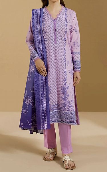 Zellbury Lilac Viscose Suit (2 pcs) | Pakistani Winter Dresses in USA- Image 1