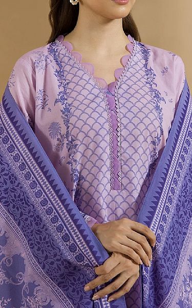 Zellbury Lilac Viscose Suit (2 pcs) | Pakistani Winter Dresses in USA- Image 2