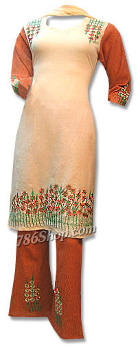  Georgette Trouser Suit | Pakistani Dresses in USA- Image 1