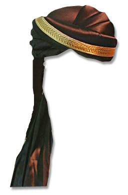  Silk Turban - Maroon | Pakistani Dresses in USA- Image 1
