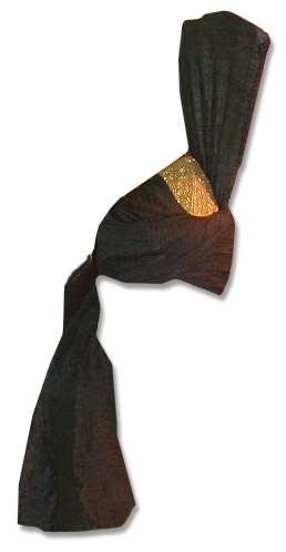  Silk Turban - Dark Brown | Pakistani Dresses in USA- Image 1
