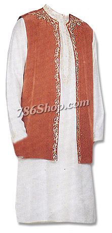 Silk Waistcoat Suit | Pakistani Mens Suits Online