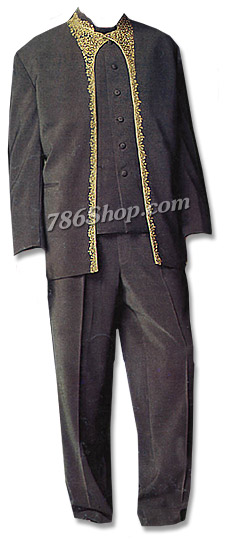  Prince Suit 13 (3 pc.) | Pakistani Mens Suits Online- Image 1