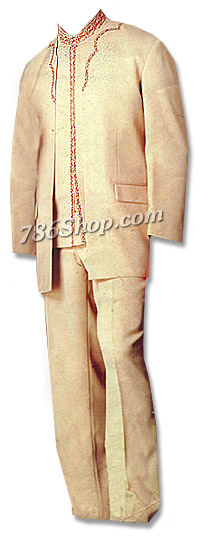  Prince Suit 08 (3 pc.) | Pakistani Mens Suits Online- Image 1