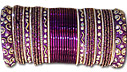 Metallic Bangles - Indigo