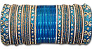 Metallic Bangles - Turquoise