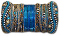 Metallic Bangles - Turquoise