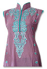 Tea Pink/Turquoise Cotton Lawn Suit - Pakistani Casual Clothes