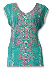 Sea Green/White Cotton Lawn Suit- Pakistani Casual Dress